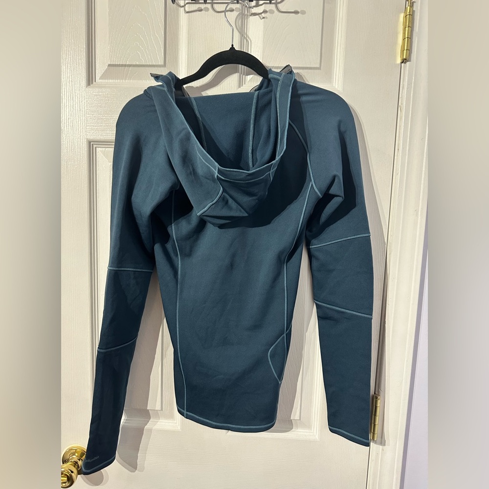 Columbia Women’s Teal Hooded Quarter Zip Jacket (XS) - Picture 11 of 15